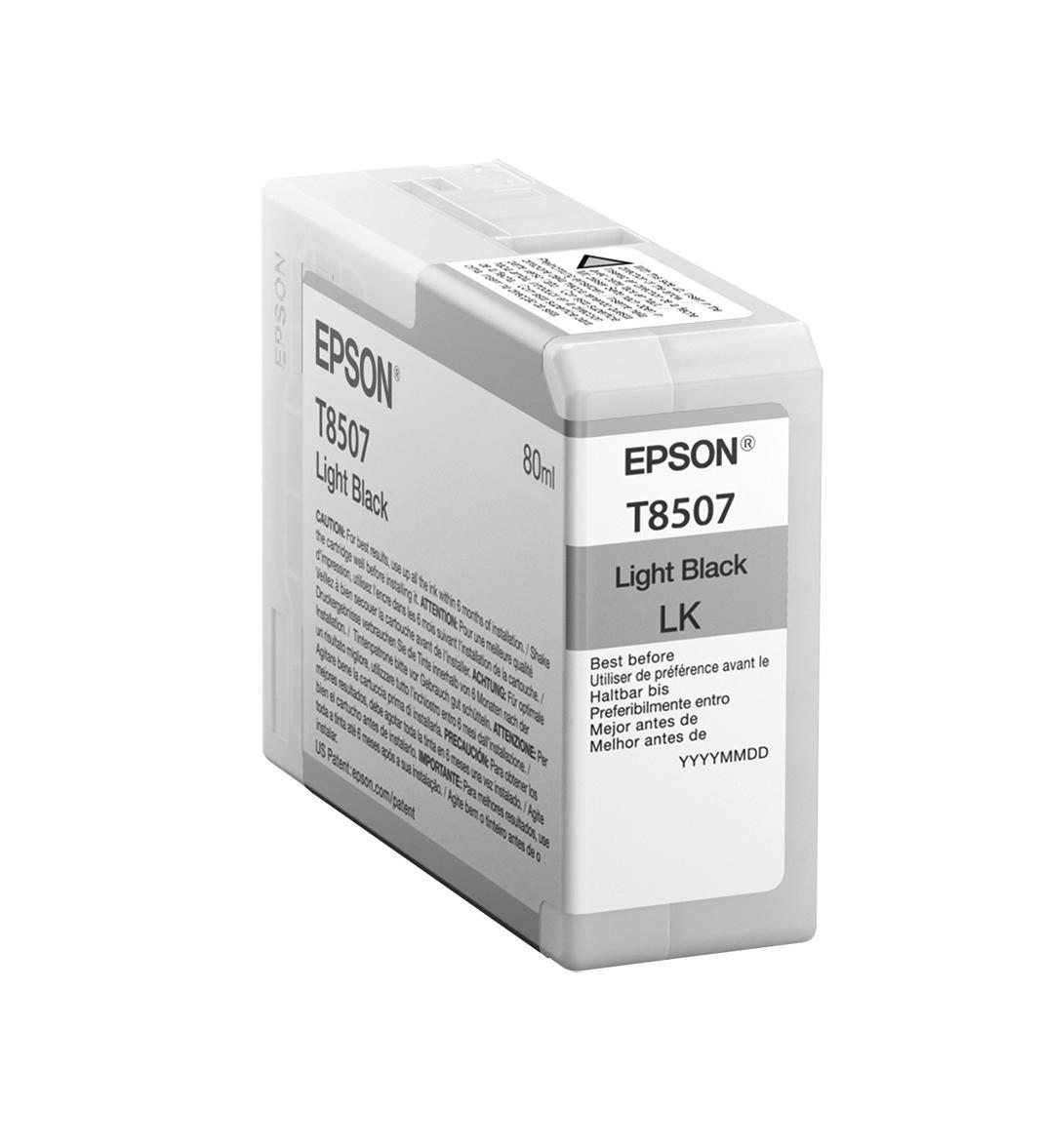 Tinteiro EPSON Light Preto T850700 - C13T850700 (Recondicionado)