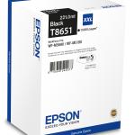 Tinteiro EPSON PRETO XXL 10.000 páginas WF - M5000 series - C13T865140 (Recondicionado)