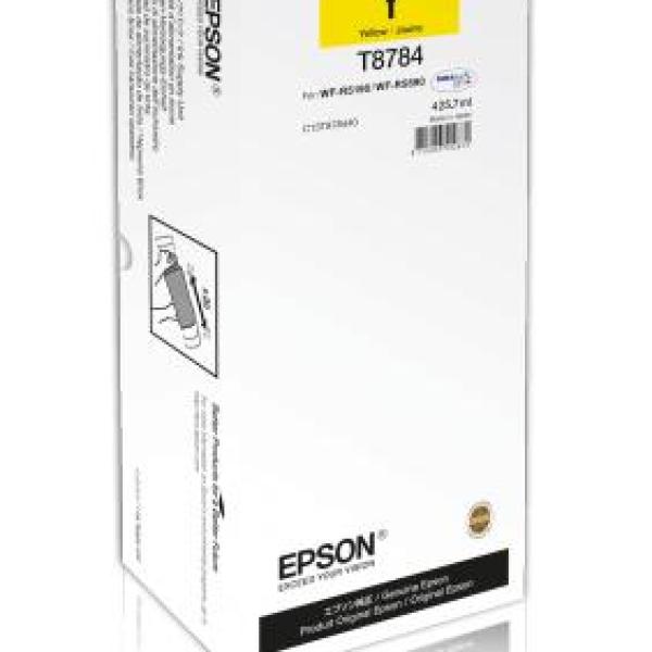 Tinteiro T8784 XXL Amarelo 50000p WF - R5xxx - EPSON