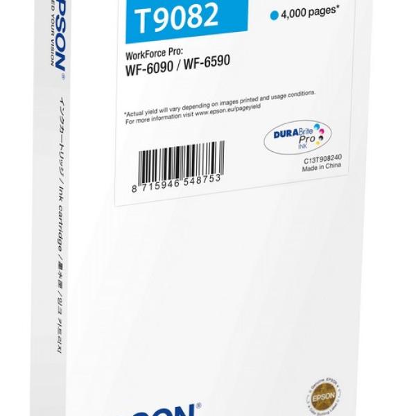 Tinteiro EPSON XL Cyan C13T9082 - C13T908240