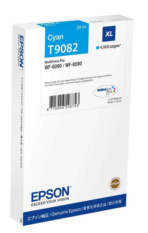 Tinteiro EPSON XL Cyan C13T9082 - C13T908240