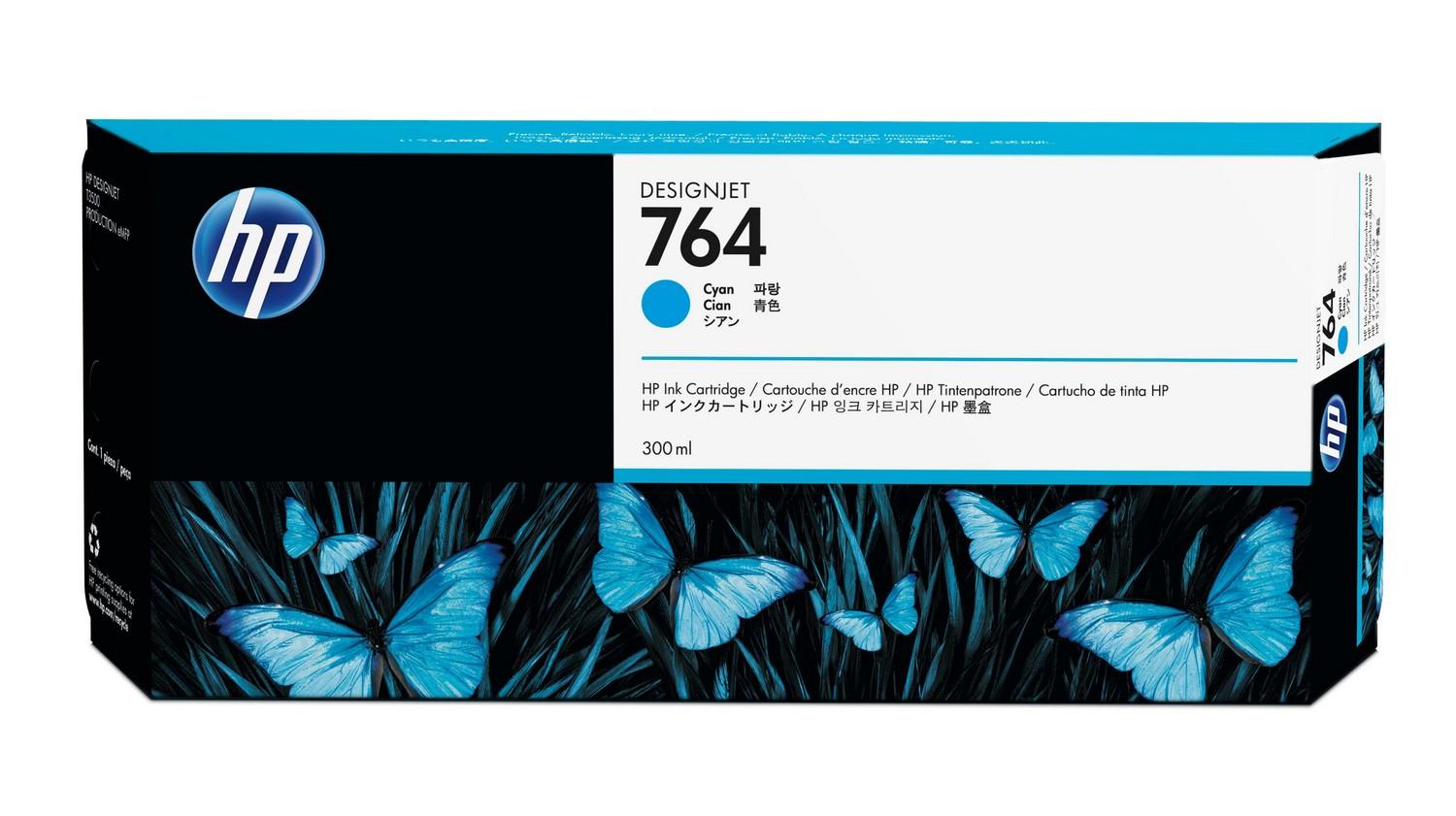 Tinteiro 764 Ciano (300 ml) - HP