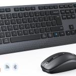 Teclado + Rato C2000 Wireless/Bluetooh PT (Cinzento) - MEETION
