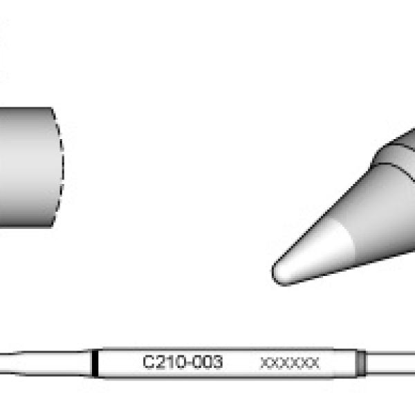 Ponta p/ Ferro Soldar Advanced (Ø 0,6mm) - JBC