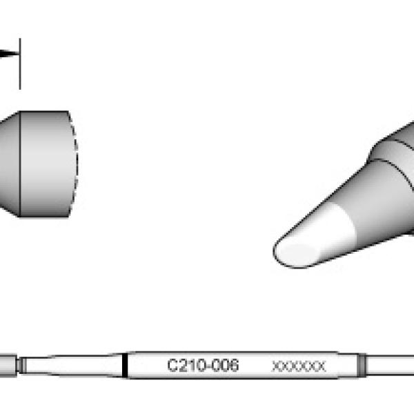 Ponta p/ Ferro Soldar Advanced (Ø1mm) - JBC