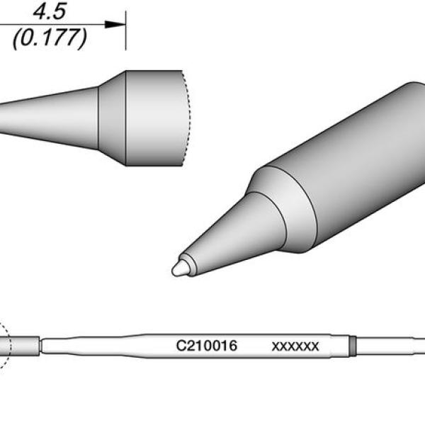Ponta p/ Ferro Soldar (Ø0,3mm) - JBC