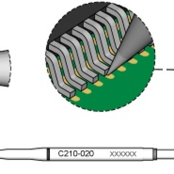 Ponta p/ Ferro Soldar Advanced (Ø 0,1mm) - JBC
