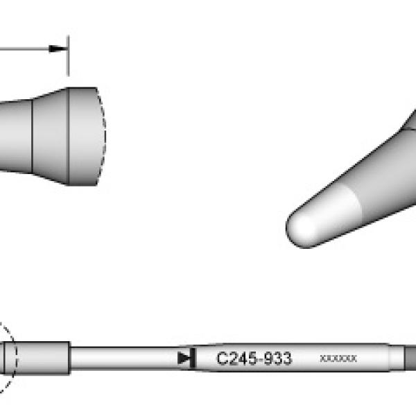Ponta p/ Utensilio de Mão T245 - PA (Ø2,2mm) - JBC