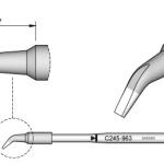 Ponta p/ Ferro Soldar Cinzel Advanced (1,8 x 0,8mm) - JBC