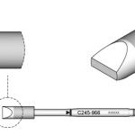 Ponta p/ Utensilio de Mão T245 - PA (6,6 x 1,8mm) - JBC