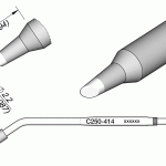 Ponta Bisel Ø2.2mm p/ AL250 e AP250 - JBC