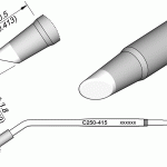 Ponta Bisel Ø3.8mm p/ AL250 e AP250 - JBC