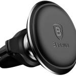 Suporte Magnético de Smartphone p/ Carro Air Vent (Preto) - BASEUS