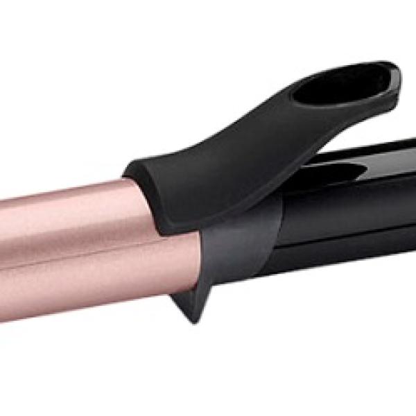 Modelador de Cabelo 25mm Curling Tong (Preto/Rosa Dourado) - BABYLISS