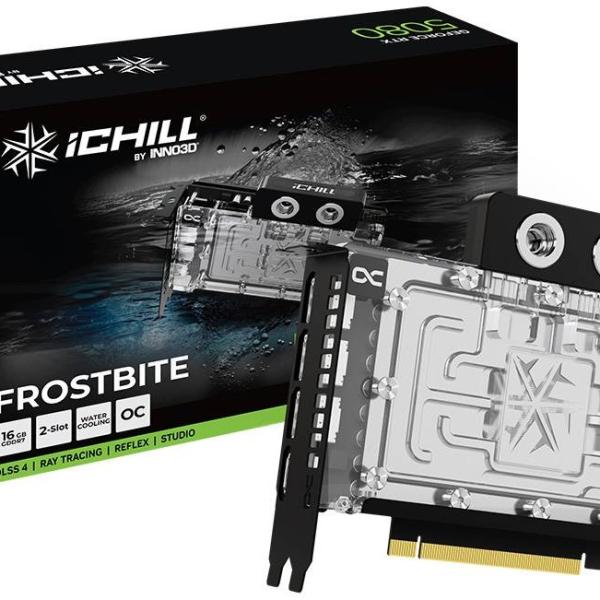 Placa Gráfica NVIDIA GeForce RTX 5080 Blackwell Ichill Frostbite 16GB GDDR7 DLSS4 - INNO3D