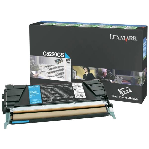 Toner C522 / C524 / C53x Ciano (3000 páginas) - LEXMARK