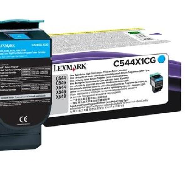 Toner LEXMARK Cyan C544/546,X544/546 4,000 pgs