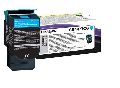 Toner LEXMARK Cyan C544/546,X544/546 4,000 pgs
