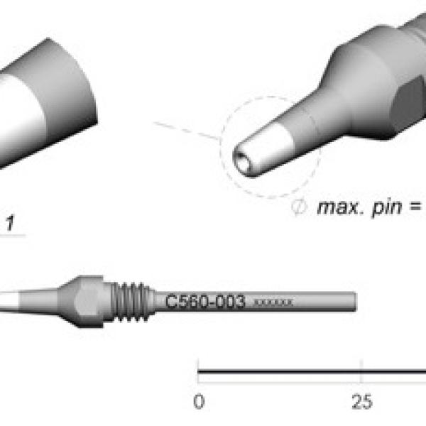 Bico Dessoldar p/ Dessoldador DR560 (Ø1mm) - JBC