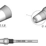 Bico Dessoldar p/ Dessoldador DR560 (4,2 x 1,9mm) - JBC