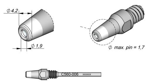 Bico Dessoldar p/ Dessoldador DR560 (4,2 x 1,9mm) - JBC