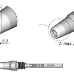 Bico Dessoldar p/ Dessoldador DR560 (5,2 x 3mm) - JBC