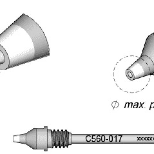 Bico Dessoldar p/ Dessoldador DR560 (Ø 1,1mm) - JBC