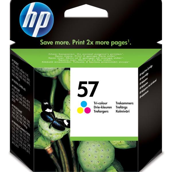 HP 57 Ciano, Amarelo tinteiro