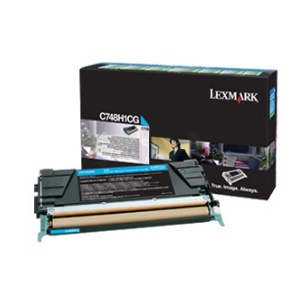 Toner C748 DE / DTE / E Ciano (10000 páginas) - LEXMARK