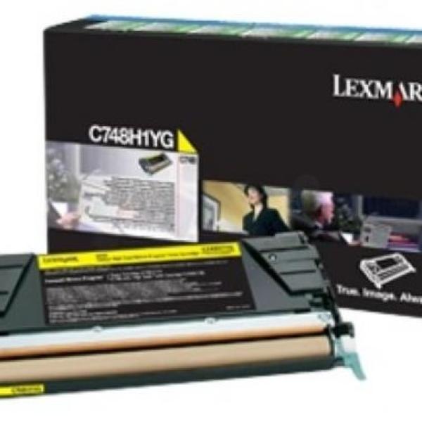 Toner C748 DE / DTE / E Amarelo (10000 Páginas) - LEXMARK