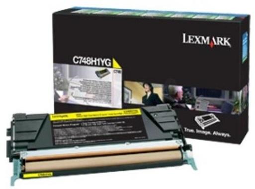 Toner C748 DE / DTE / E Amarelo (10000 Páginas) - LEXMARK