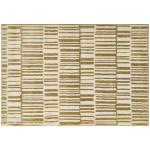 Tapete Sala de Estar 170x120 cm Tapete Lavável na Máquina de Lavar Pelo Curto Estilo Moderno Creme