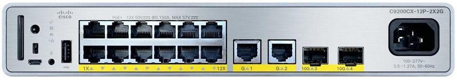 Switch de Rede Gerido 12 Portas Gigabit Ethernet (10/100/1000) PoE - CISCO