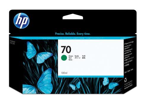 HP 70 130ml Verde tinteiro