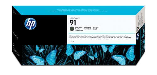 HP 91 775ml Pigmento preto fosco tinteiro