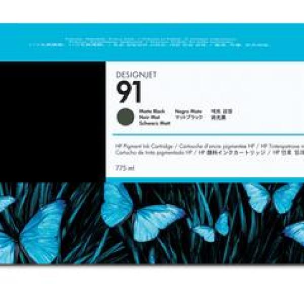 HP 91 775ml Pigmento preto fosco tinteiro