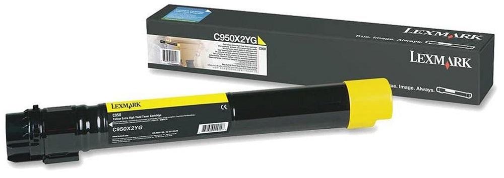 Toner Lexmark Amarelo Extra C950 22.000 pgs