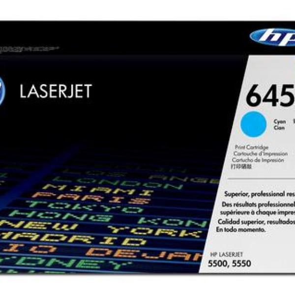 HP 645A Laser cartridge 12000páginas Ciano