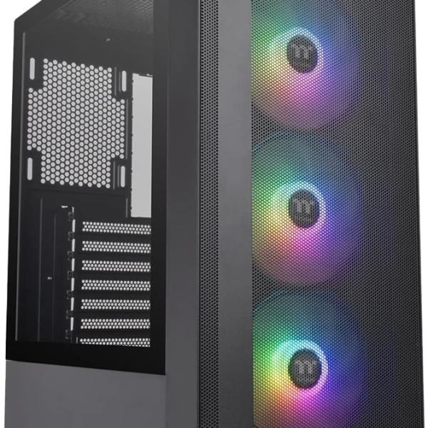 Caixa de PC ATX S200 TG ARGB Midi Tower (Preto) - THERMALTAKE
