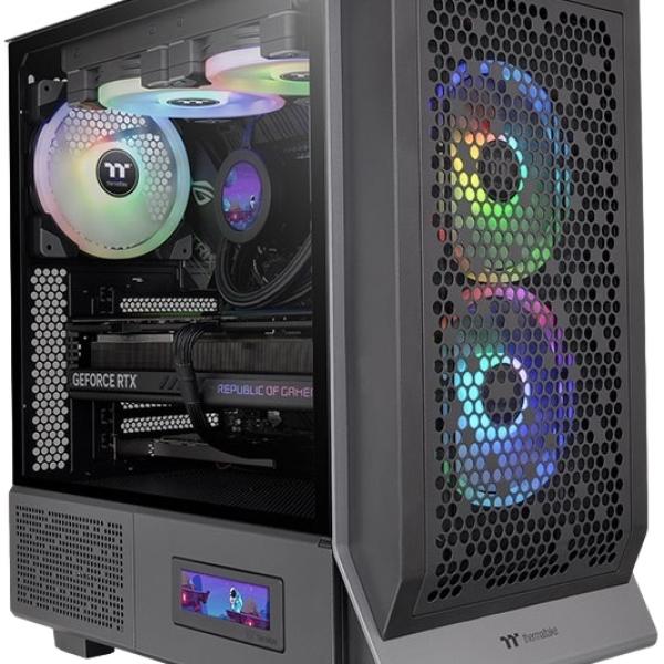 Caixa de PC ATX Ceres 300 TG ARGB Midi Tower (Preto) - THERMALTAKE
