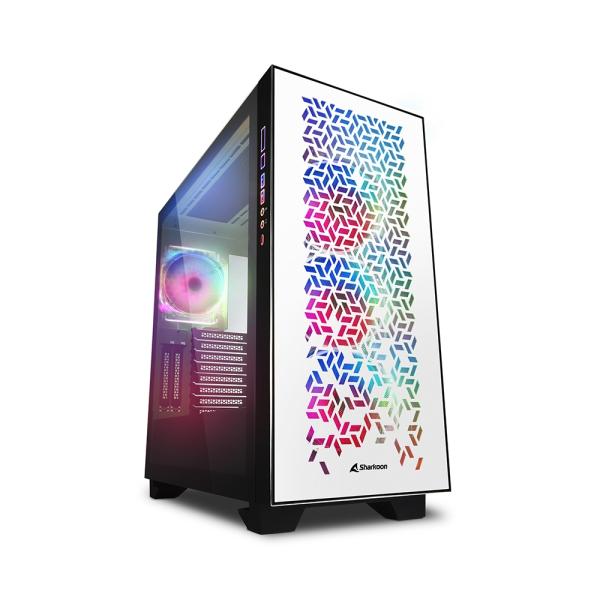 Caixa Extended - ATX Sharkoon Elite Shark CA300H (Branco)
