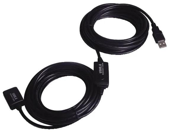 Cabo Extensão c/ Amplificador USB A Macho - USB A Femea (15 mts)