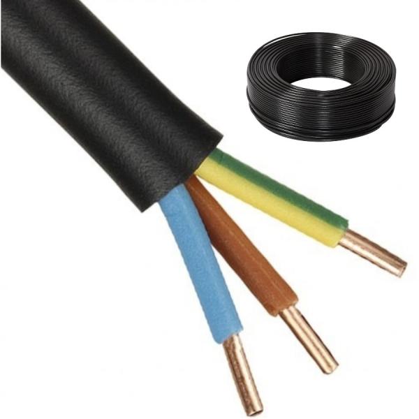 Bobine Cabo XV 3x 1,5mm (Preto) - 100 mts