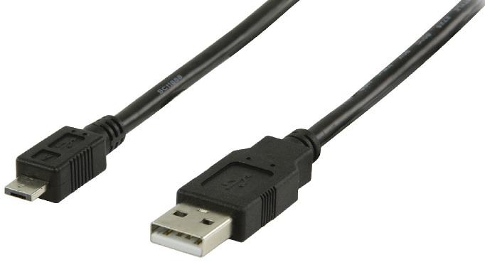 Cabo USB 2.0 A Macho - Micro USB A Macho (1 metro)