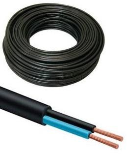 Bobine Cabo Eléctrico 2x 2,5mm Preto (100 mts)