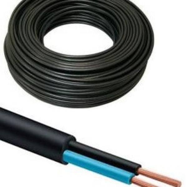 Bobine Cabo Eléctrico 2x 2,5mm Preto (100 mts)