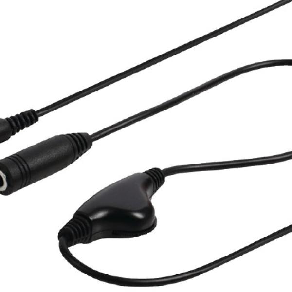 Cabo Extensão Jack 3,5mm Stereo c/ Controlo Volume (1 metro)