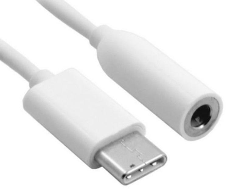 Cabo Adaptador USB C Macho - Jack 3,5mm Femea