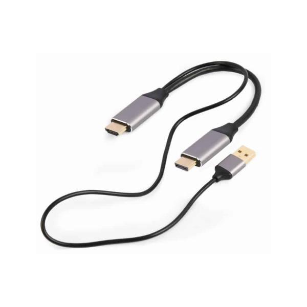 Cabo Adaptador Gembird Ativo 4K de HDMI Macho para DisplayPort Macho 2,0 m Preto — Recondicionado