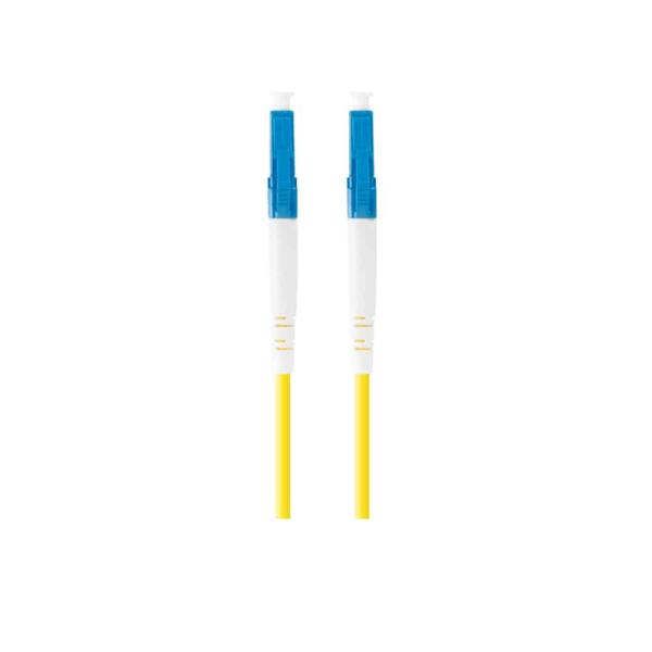 Cabo Fibra Ótica Lanberg Mono LC/UPC - LC/UPC Simplex 1 metro G657A1 LSZH Amarelo — Recondicionado